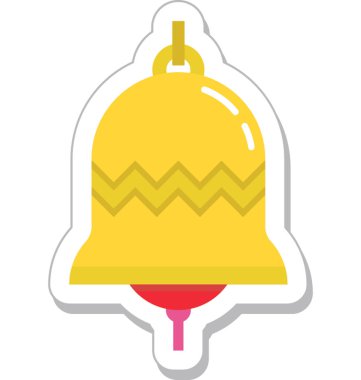 Çan Düz Vektör Simgesi