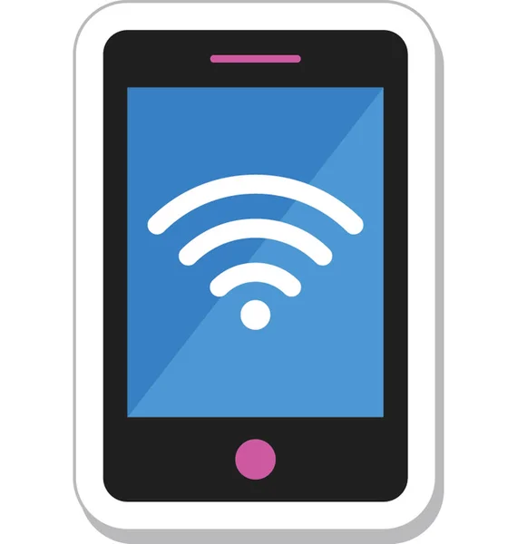 Mobiles Wifi Vektor Symbol — Stockvektor