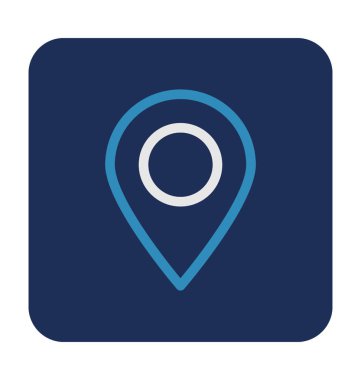 harita pin vektör simgesi