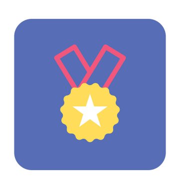 Pozisyon madalya vektör simgesi