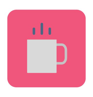 Sıcak çay vektör simgesi