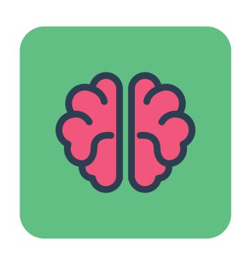 İnsan beyin vektör simgesi