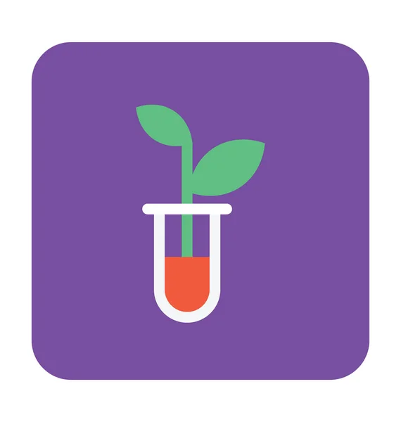 Botânica Experiment Vector Icon — Vetor de Stock