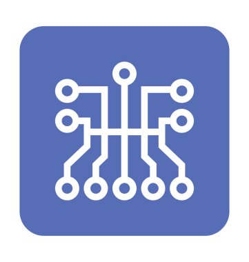 Sitoplazma düz vektör simgesi