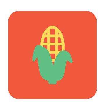 mısır düz vektör simgesi