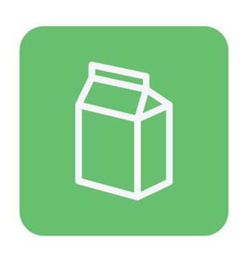 Süt konteyner vektör simgesi