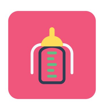 bebek şişe vektör simgesi