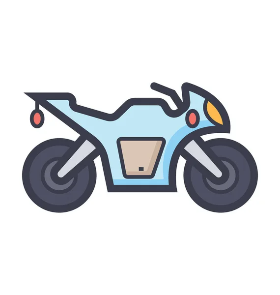 重いバイク色の図 — ストックベクタ