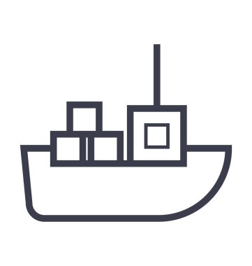 Vapur düzgün çizgi çizim