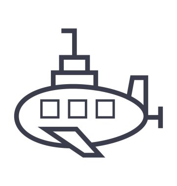 Denizaltı düzgün çizgi çizim