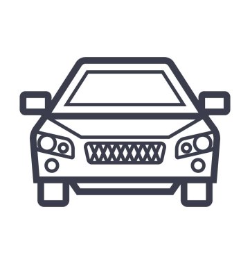 Araba düzgün çizgi çizim