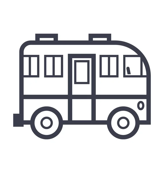 Autobusem Linii Ilustracja — Wektor stockowy