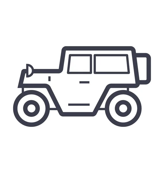 Jeep Smooth Line — стоковый вектор