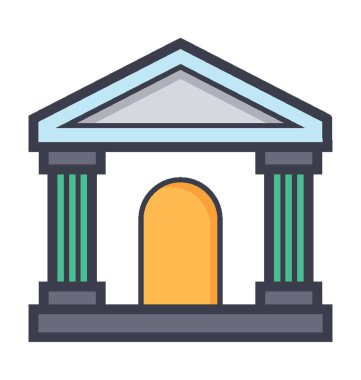 okul oluşturma vektör simgesi