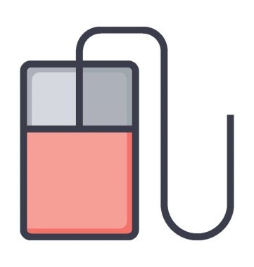 bilgisayar fare vektör simgesi