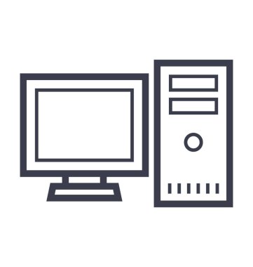 Bilgisayar vektör çizim renkli