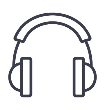 Kafa telefon vektör simgesi