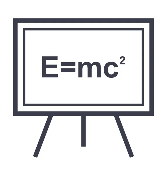 Scientific Formula Vector Icon — Stock Vector