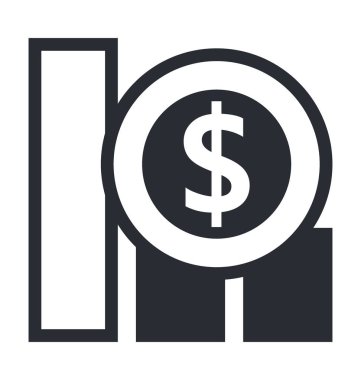 iş grafiği vektör simgesi