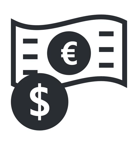 Currency Flat Vector Icon — Stock Vector