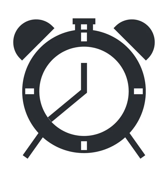 Alarm Klok Vector Pictogram — Stockvector