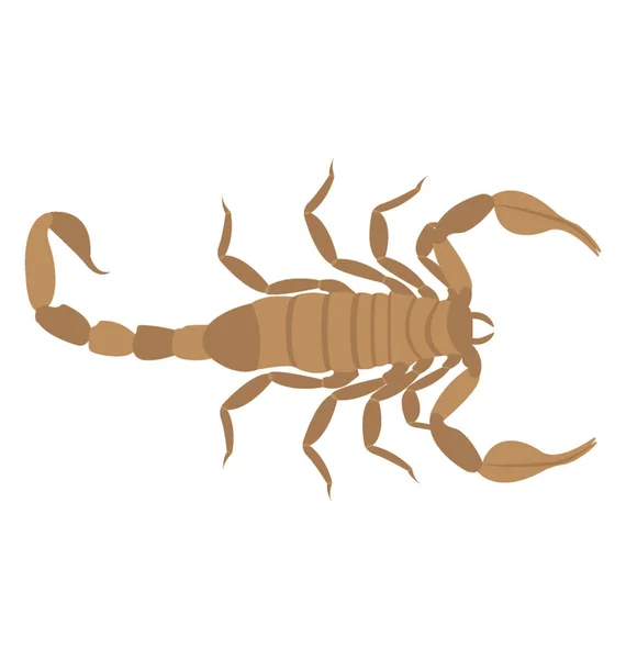 Projekt Płaski Ikona Znak Zodiaku Skorpion — Wektor stockowy