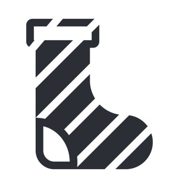 Çorap satırı vektör simgesi