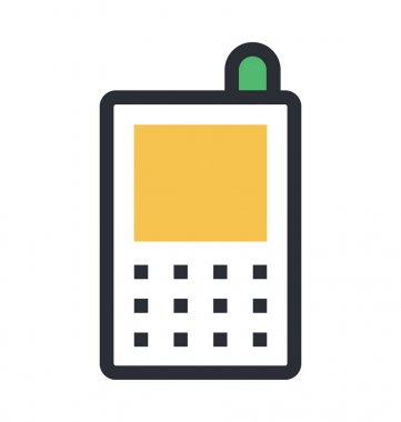 Telsizler Talkie vektör simgesi