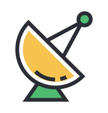 uydu anten vektör simgesi