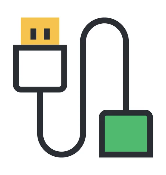 Usb Plug Vektor Symbol — Stockvektor