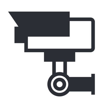 Güvenlik kamerası vektör simgesi