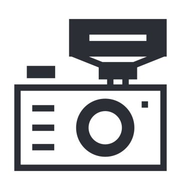 kamera hattı vektör simgesi