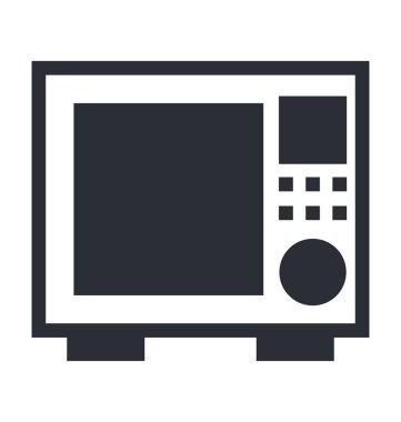 fırın düz vektör simgesi