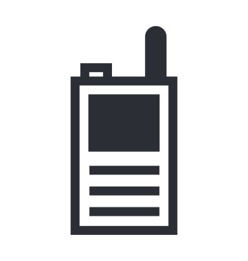 Telsizler Talkie vektör simgesi