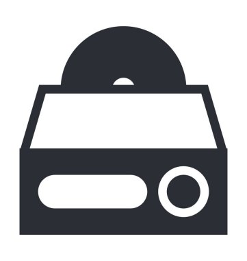 CD çalar vektör simgesi