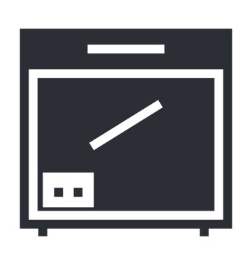 Dondurucu düz vektör simgesi