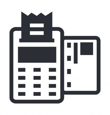 Kartı Terminal vektör simgesi