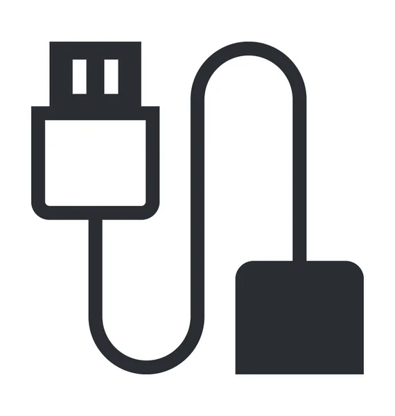 Usb Plug Vektor Symbol — Stockvektor