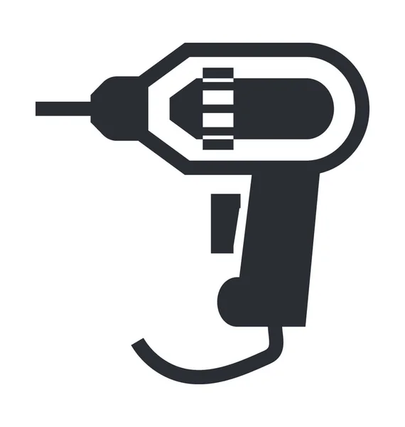 Drill Machine Vector Icon — Stock Vector