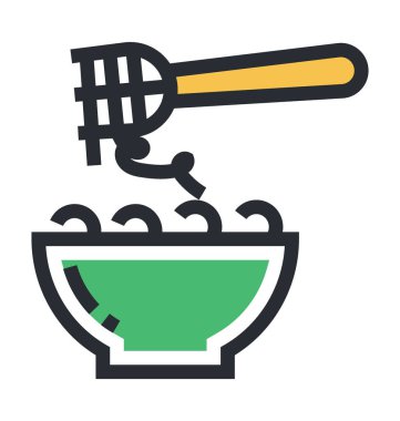 yiyecek tabağı vektör simgesi