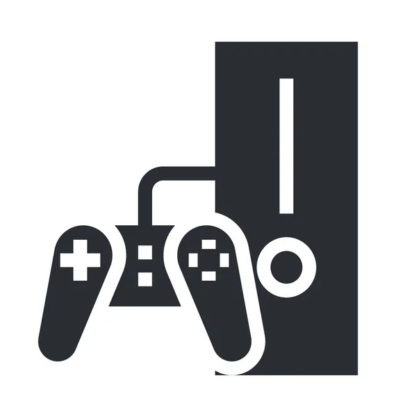 Play Station Vector Icono — Archivo Imágenes Vectoriales