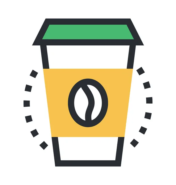 Kaffeetassen Vektorsymbol — Stockvektor
