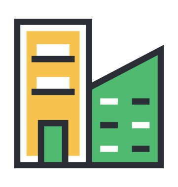 Suitler düz vektör simgesi