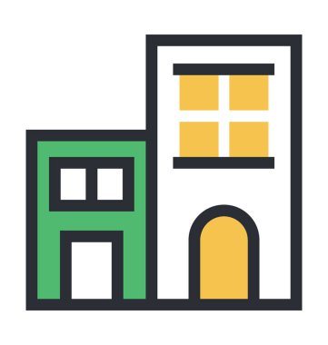 Suitler düz vektör simgesi