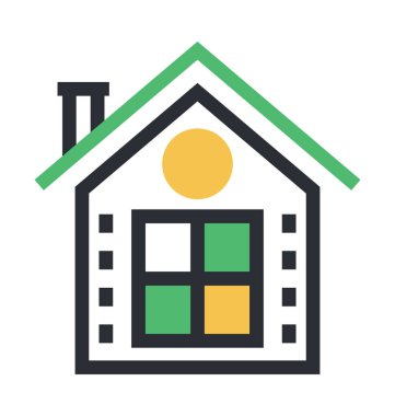 Ev Windows vektör simgesi