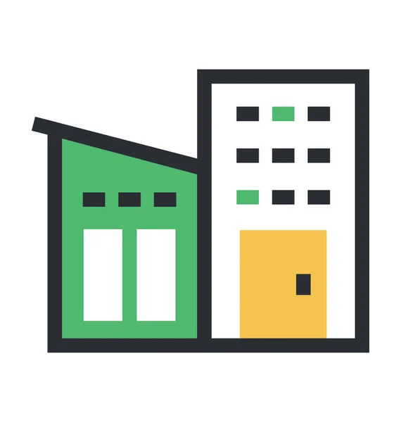 Vektor Ikone Für Wohnungen — Stockvektor