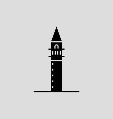 San Marco Bazilikası'nın ve Campanile vektör çizim