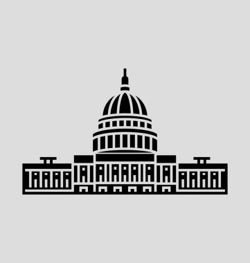 ABD Capitol vektör çizim