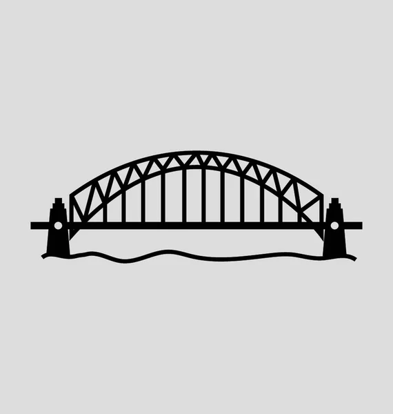 Sydney Harbour Bridge Illustrazione Vettoriale — Vettoriale Stock