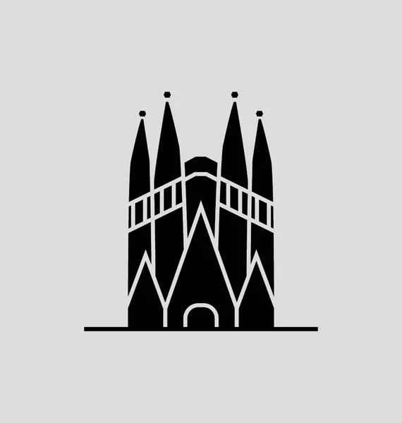 Sagrada Família Vector Ilustração —  Vetores de Stock